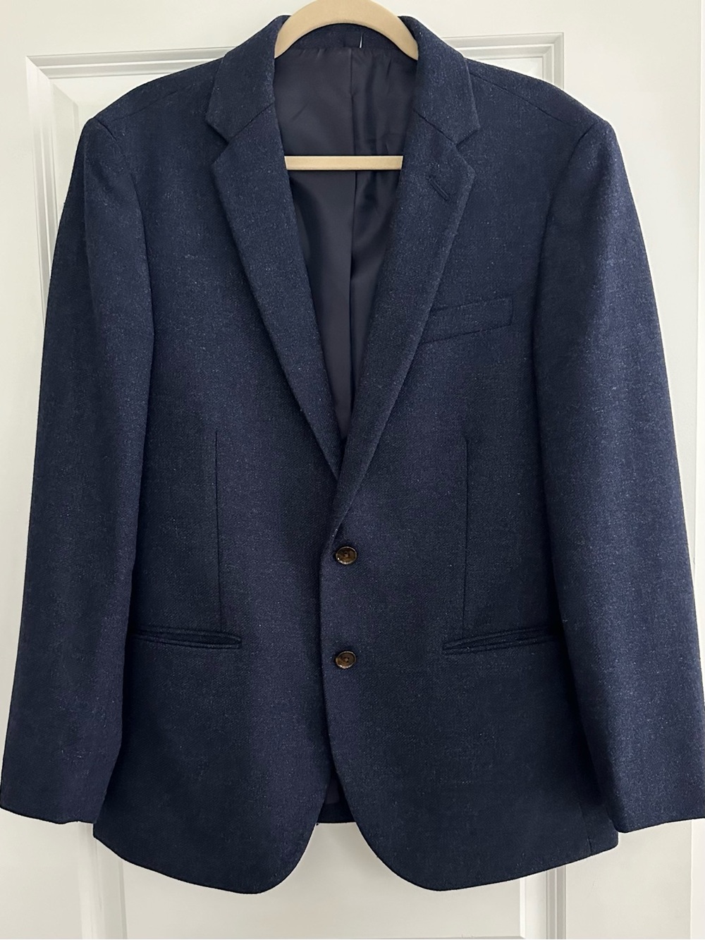 J. Crew Wool Thompson Blazer in Navy Blue - Fall / Office / Tailored - Picture 8 of 15